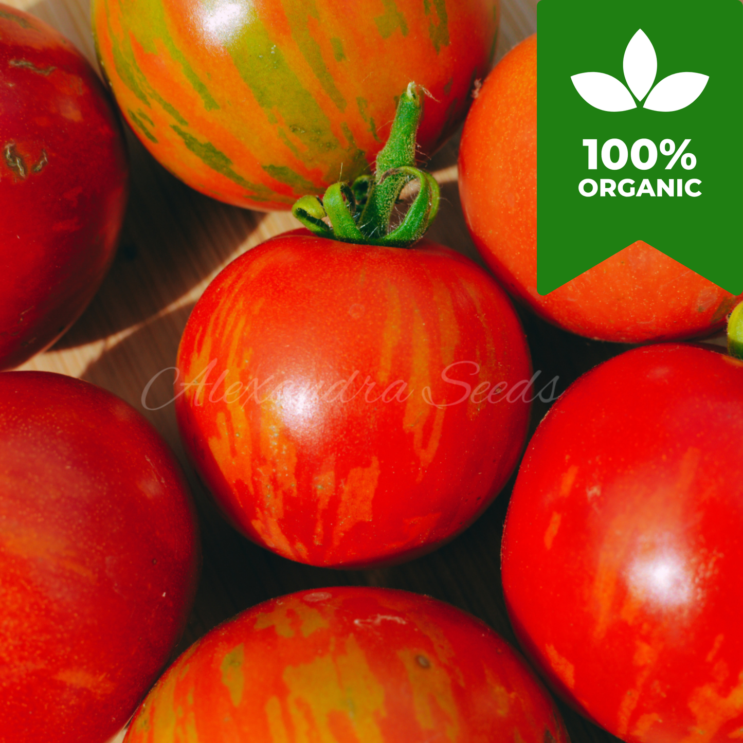 Tomato Seeds - Organic Tigerella Stripy Tomatoes | As Seen on Gardener's World | 15 Seeds in Pictorial Packet With Growing Instructions | Always Dispatched Next Business Day