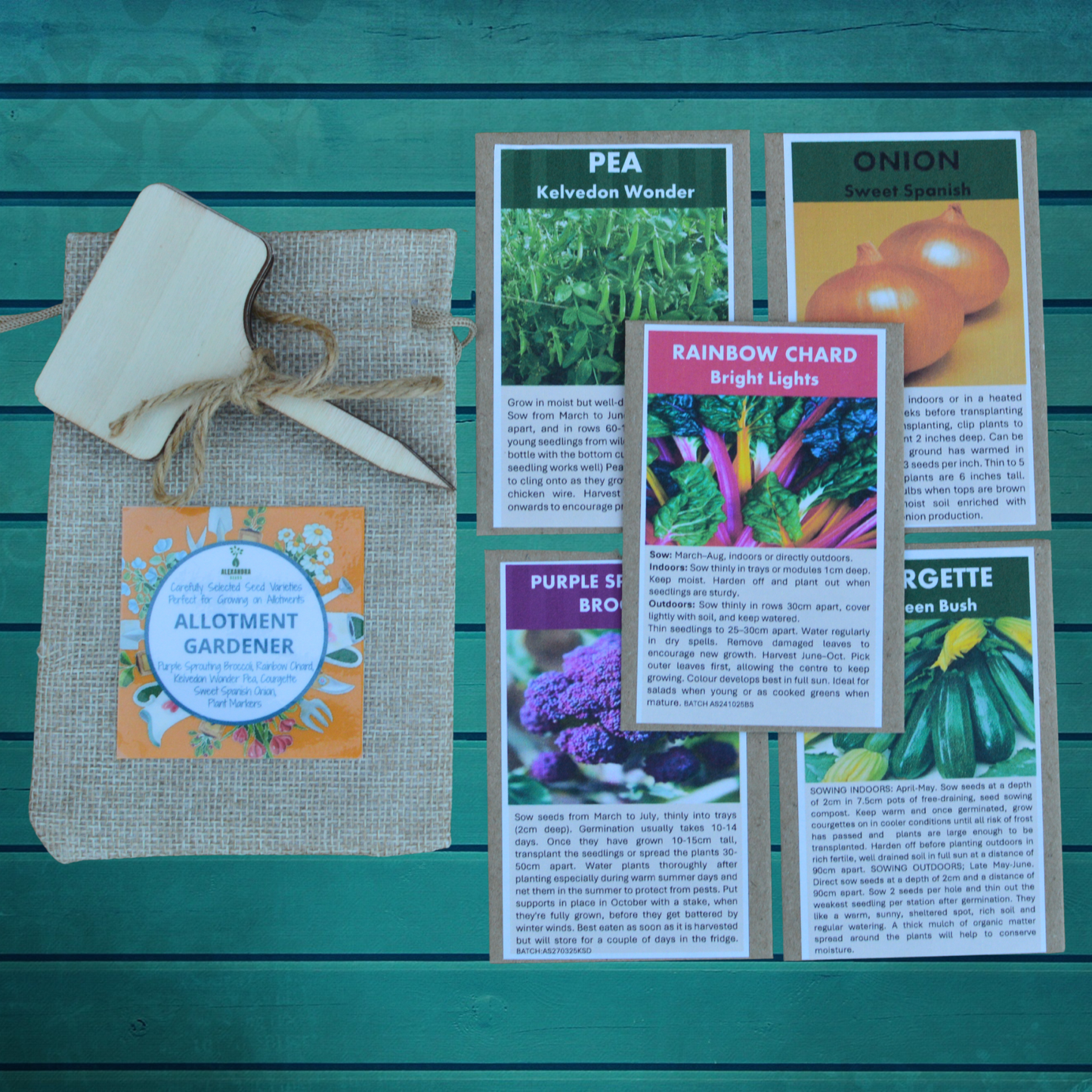 Allotment Gardener Gift Set – Premium Vegetable Seed Collection  Perfect for Allotments | Eco-Friendly Gift | Always Dispatched Next Business Day