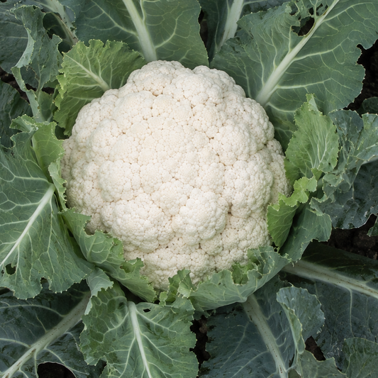 Cauliflower Seeds 'All Year Round' | Hardy Vegetable, Large Heads | 250 Seeds in Pictorial Packet With Growing Instructions | Always Dispatched Next Business Day