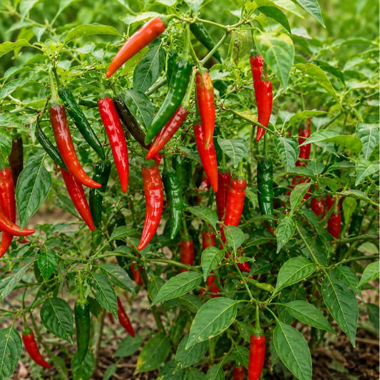 Cayenne Hot Pepper Seeds | Capsicum Chilli Chili Chile Pepper | 10 Premium Seeds in Pictorial Packet With Growing Instructions | Always Next Business Day Dispatch