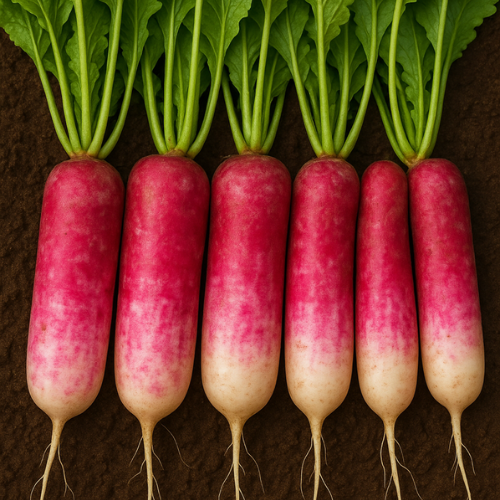 Radish - French Breakfast Heritage Seeds | Easy and Fast to Grow Vegetable | 350 Seeds in Pictorial Packet With Growing Instructions | Always Dispatched Next Business Day