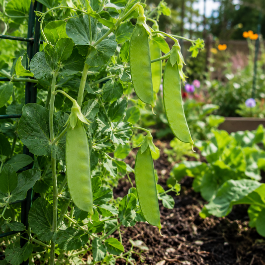 Mangetout | Snow Peas | Sugar Pod Peas, 200 Oregon Sugar Pod Pea Vegetable Seeds, Sweet, Crunchy and Fast Growing | In Pictorial Packet With Growing Instructions| Always Next Business Day Dispatch