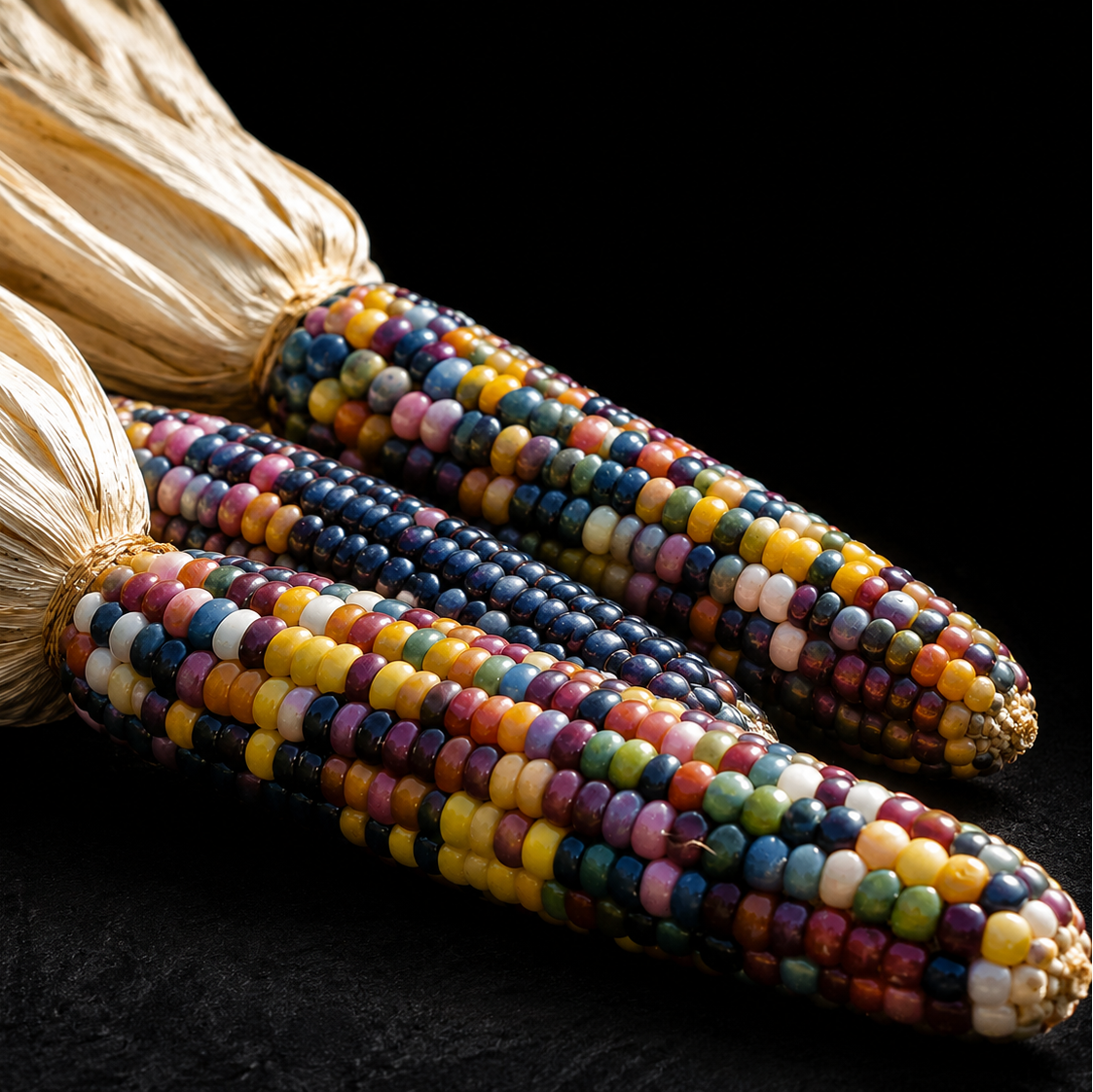 Ornamental Fiesta Corn Seeds Zea Mays | 25 Colourful Rainbow Maize in Pictorial Packet With Growing Instructions | Always Next Business Day Dispatch