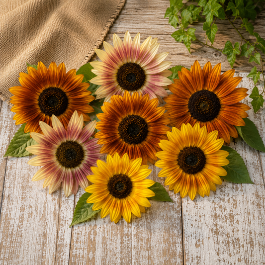 100 Premium Heritage Autumn Beauty Sunflower Seeds | In Pictorial Packet With Growing Instructions | Always Dispatched Next Business Day