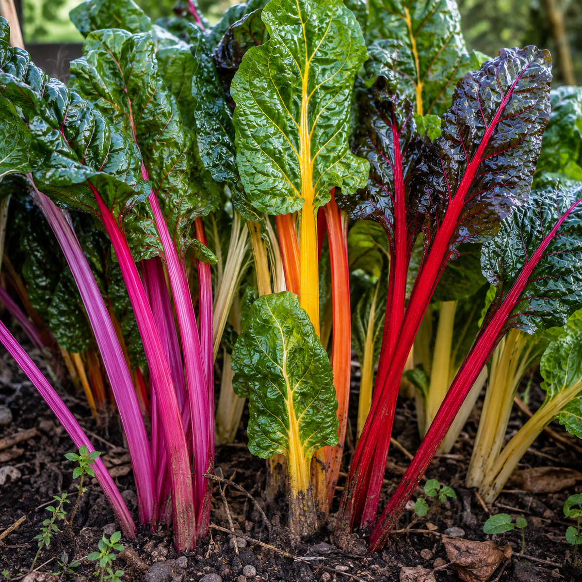 Rainbow Swiss Chard Seeds - Bright Lights - Colourful Vegetable (20-370 Seeds) | Always Dispatched Next Business Day